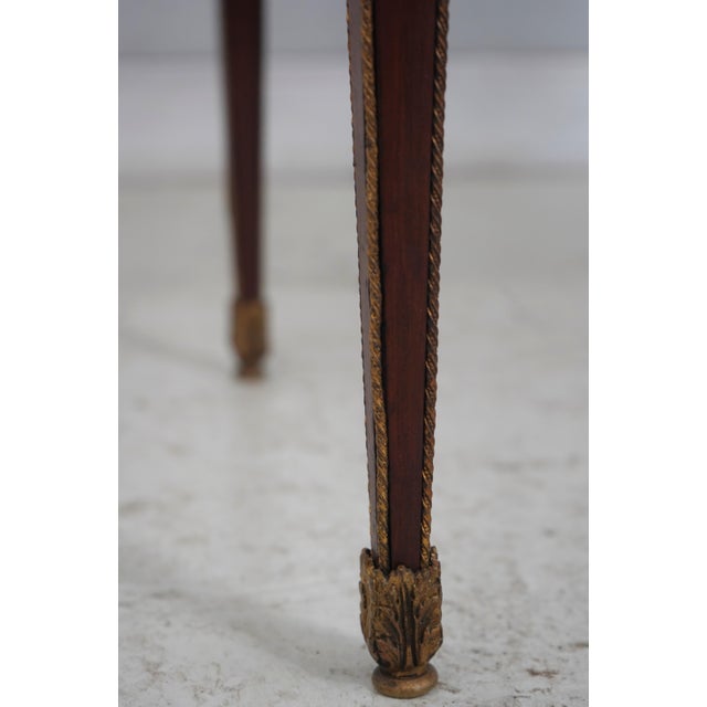 Louis XVI Vintage Marble Top Bar Cabinet For Sale - Image 11 of 16
