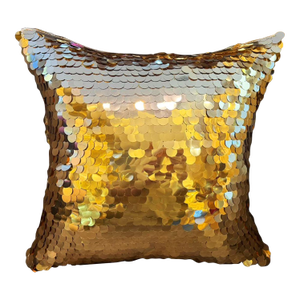 Gold Paillette Sequin Cushion Cover