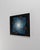 20th Century Belgian Black Geometric Abstract Vintage Painting With Metal Frame by Rene Berdal For Sale - Image 17 of 18
