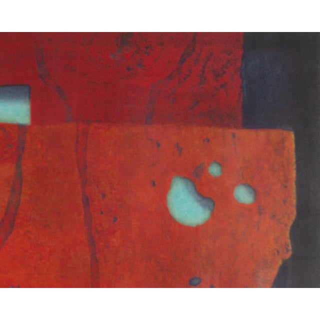 1972 “Evidence of Fort” Woodblock Print by Hiroyuki Tajima For Sale - Image 4 of 10