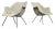 Set of Polyester Chairs Model 416 attributed to Wim Rietveld for Gispen, 1957 For Sale