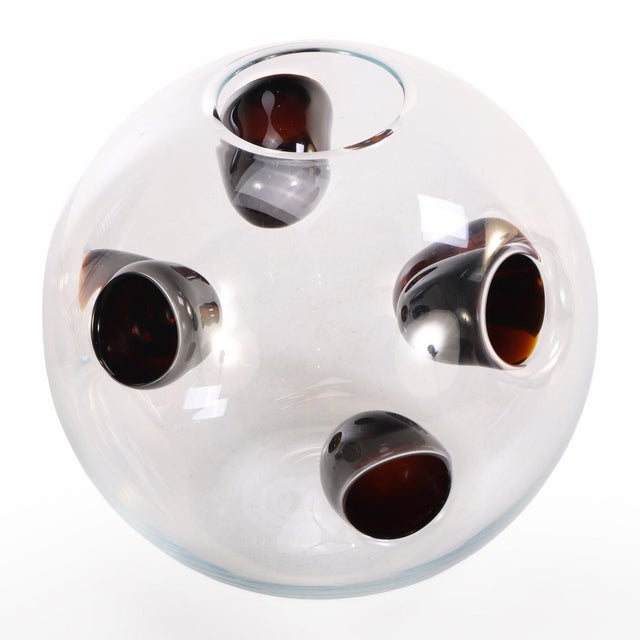 1980s 1980s Rare Murano Glass Vase by Vistosi For Sale - Image 5 of 6