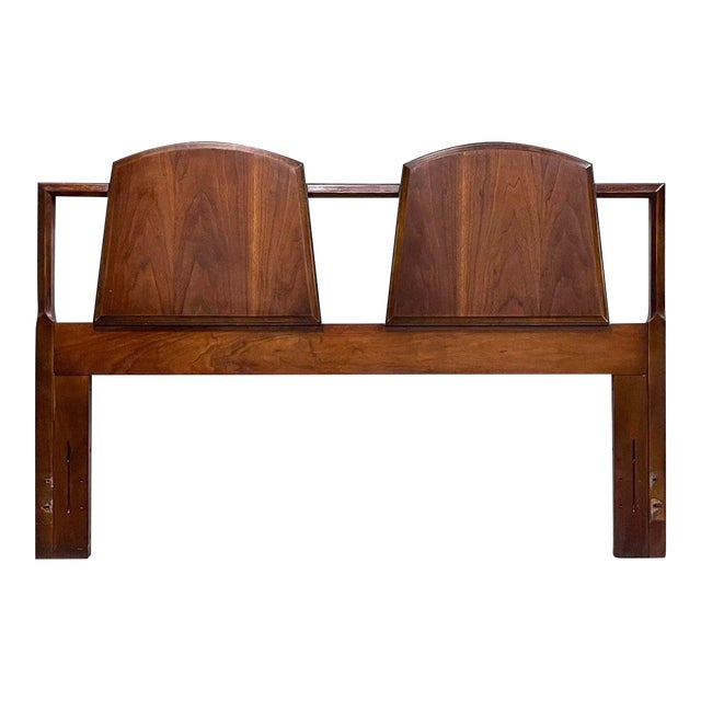 Lane Attributed First Edition Mid Century Modern Full or Queen Headboard From Scandia Collection C. 1960s For Sale