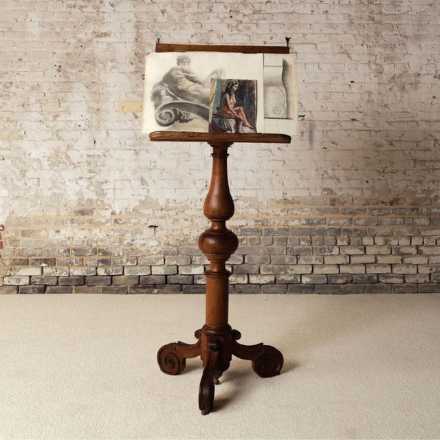 Brown 18th Century French Oak Bible Stand For Sale - Image 8 of 11