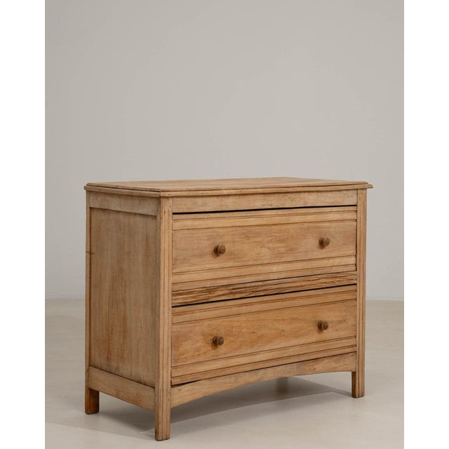 19th Century France Antique White Wood Chests of Drawers For Sale - Image 11 of 11