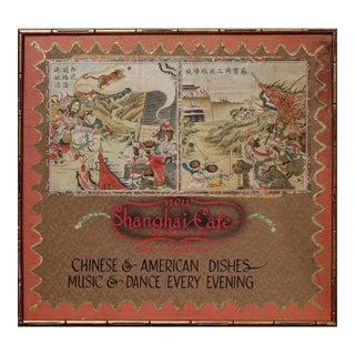 595 Unknown San Francisco's New Shanghai Cafe, 1923 1923 For Sale