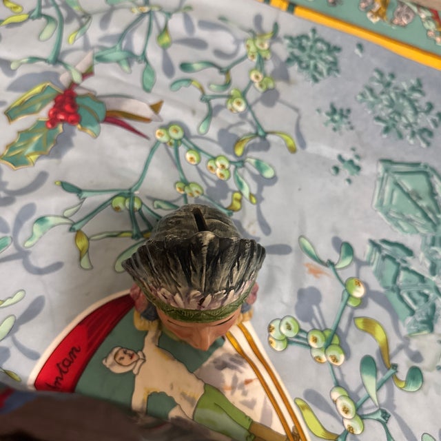 Antique Figural Majolica Native American Chief Tobacco Humidor Jar, Circa 1910 For Sale - Image 10 of 11