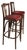 Pair of early - mid 20th century bentwood bar stools, by Thonet. The stools feature a pierce work slat back mounted in a...