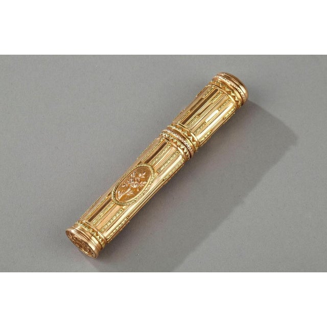 18th Century Gold Sewing Box with Wax Case For Sale - Image 5 of 16