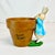 Vintage Boho Chic English Traditional Whimsical Peter Rabbit Planter - Easter For Sale - Image 6 of 17