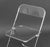 Chrome Giancarlo Piretti "Plia" Chrome and Acrylic Folding Chairs, Set of 8 For Sale - Image 8 of 12