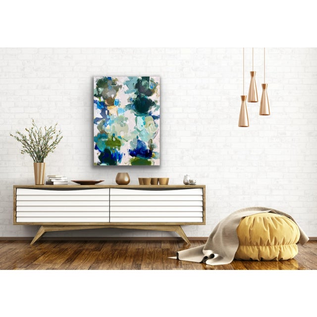 Plastic “Things From Deep Sleep” Contemporary Abstract Mixed-Media Painting by Gina Cochran For Sale - Image 7 of 10