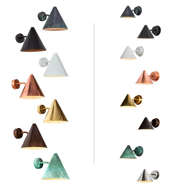 Hans-Agne Jakobsson 'Tratten' Dark Brown Patinated Outdoor Sconces - a Pair For Sale - Image 10 of 12