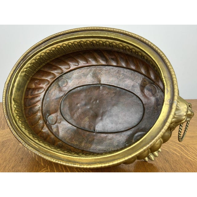 Vintage Style Plant Pot in Brass For Sale - Image 12 of 18