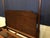 This is a traditional mahogany king size Pencil Post bed by Leighton Hall. It features classic clean lines with round...