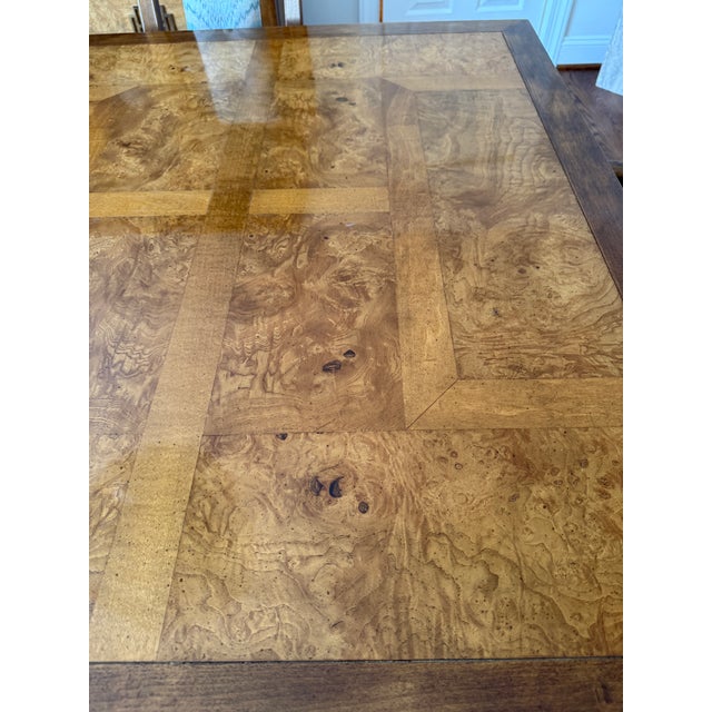 Vintage 1970s Chinoiserie Dining Set With Century Chin Hua Extension Table and 6 Chairs For Sale - Image 10 of 18