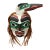 Pacific North West Carved Wood Indian Mask For Sale