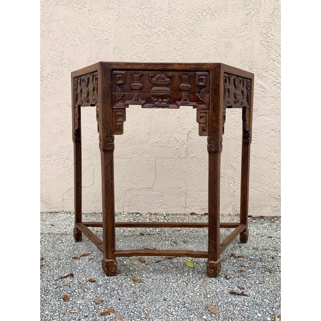 Beautiful hand carved Chinese console table. 19th century or potentially earlier. Qing dynasty or Ming dynasty style....