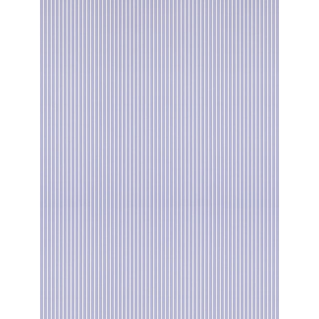 Sample - The House of Scalamandré Wilson Stripe Wallpaper, Lavender For Sale