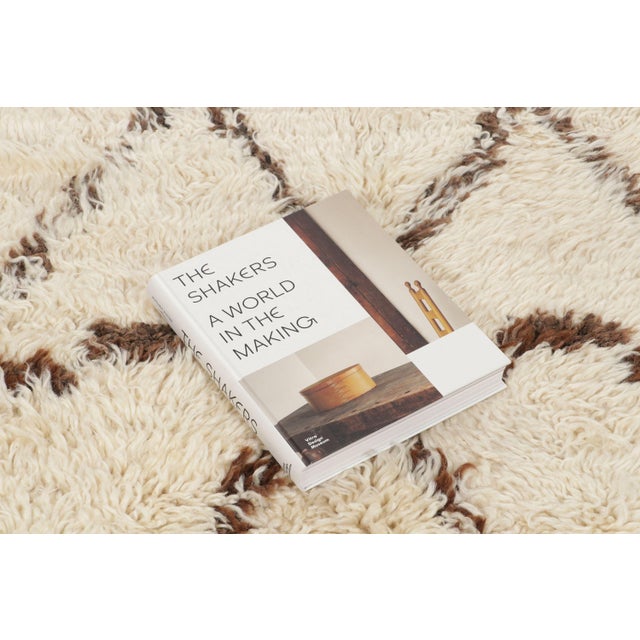 Vintage Moroccan Berber Shag Wool Rug With Diamond Grid by Rug & Kilim, 1950-1959 For Sale - Image 9 of 9