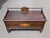 Vintage Jacob Bloom Style Mid-Century Walnut Stained Cedar Chest Storage Bench For Sale - Image 10 of 10