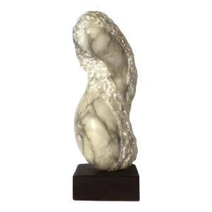 Organic Modern Alabaster Marble Sculpture