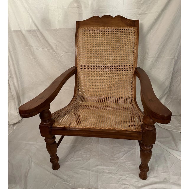 Asian Pair of Indonesian Antique Plantation/ Planter’s Chairs For Sale - Image 3 of 9