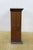 Brown Vintage Mission Arts & Crafts Oak Table Top Quartz Mantel Clock Drawer Bat Op For Sale - Image 8 of 16