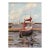 Contemporary Harbor Sailboat Painting For Sale