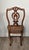 Brown Set of Eight Italian Fruitwood Provincial Dining Chairs, Circa 1920 For Sale - Image 8 of 8