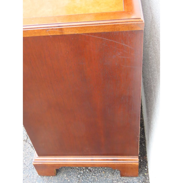 Century Hollywood Regency Burlwood Low Long Dresser Bathroom Vanity 6364 For Sale - Image 14 of 18