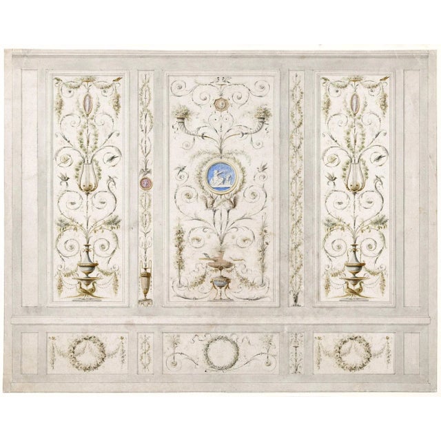 Ornamental Interior Decorative Print For Sale