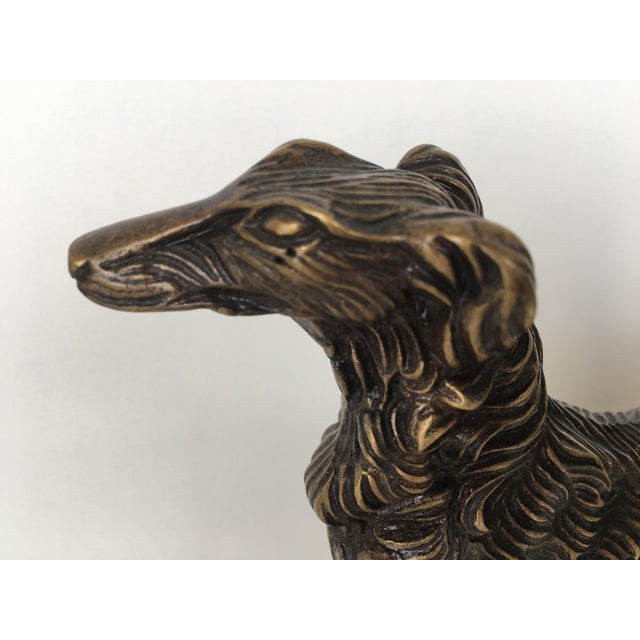 19th Century French Silver Patinated Bronze Greyhound For Sale In Miami - Image 6 of 10