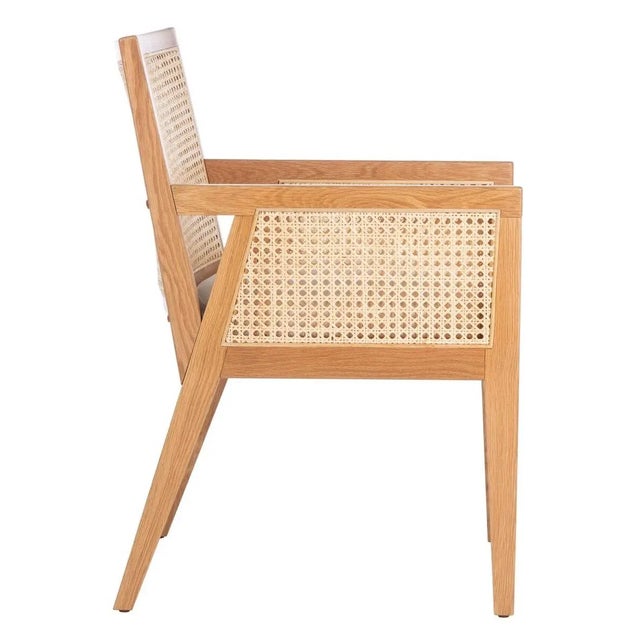 Not Yet Made - Made To Order Malik Rattan Dining Chair - Natural For Sale - Image 5 of 11