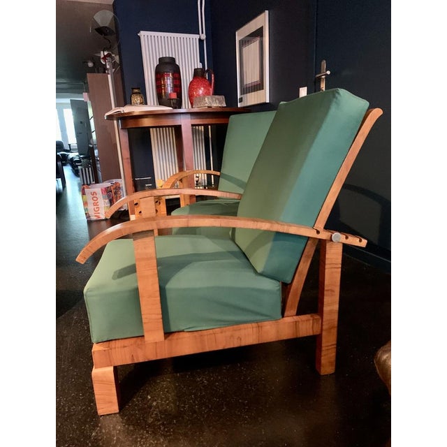 Art Deco Armchairs in the style of Rene Gabriel, 1930s, Set of 2 For Sale - Image 10 of 18