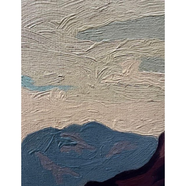 Vintage Framed Southwestern Desert Landscape Oil Painting For Sale In Los Angeles - Image 6 of 11