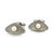 Metal 1990s Mikimoto Estate Akoya Pearl Mens Cufflinks 6.5 mm Sterling Silver, 2 pieces For Sale - Image 7 of 7
