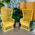 Mid-Century Modern Vintage 1970s High-Back Rattan Wingback Lounge Chairs — Sculptural Coastal Mid-Century Modern Pair For Sale - Image 3 of 11