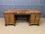 Wood Burr Walnut Partners Pedestal Desk from Maple & Co., 1920s For Sale - Image 7 of 18