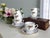 Ceramic Vintage Mocha Cup Set by Graf by Henneberg Ilmenau, 1960s, Set of 8 For Sale - Image 7 of 8