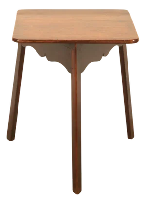 Geo III Mahogany and Fruitwood Cricket Table, 1760