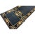 1920s Navy Blue Solid Minimalist Deco Antique Chinese Peking Runner Rug For Sale - Image 4 of 11