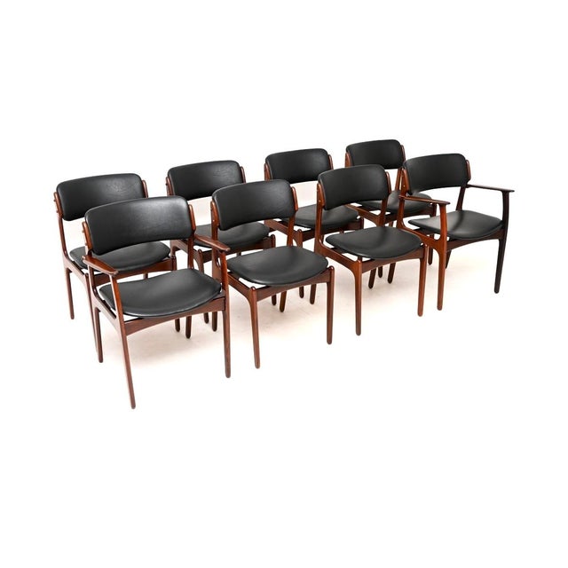 Vintage Danish Dining Chairs from Erik Buch, 1960s, Set of 8 For Sale - Image 17 of 17