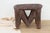 Wood Carved Nupe Stool, Geometric Grace For Sale - Image 7 of 7