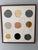 Mitchell Gold + Bob Williams Abstract Modern Abstract 9-Circle Framed Prints - Mitchell Gold + Bob Williams Pair For Sale - Image 4 of 5