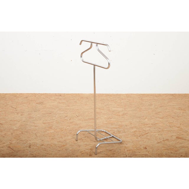 Silver HV 52 Valet Stand in Chrome-Plated Tubular Steel by Hynek Gottwald, 1932 For Sale - Image 8 of 12