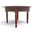 Mid-Century Hand-Painted Magnolia Round Farmhouse Dining Table, 57 Inch For Sale - Image 10 of 15