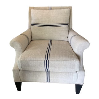 Vintage White Sherill Club Chair For Sale