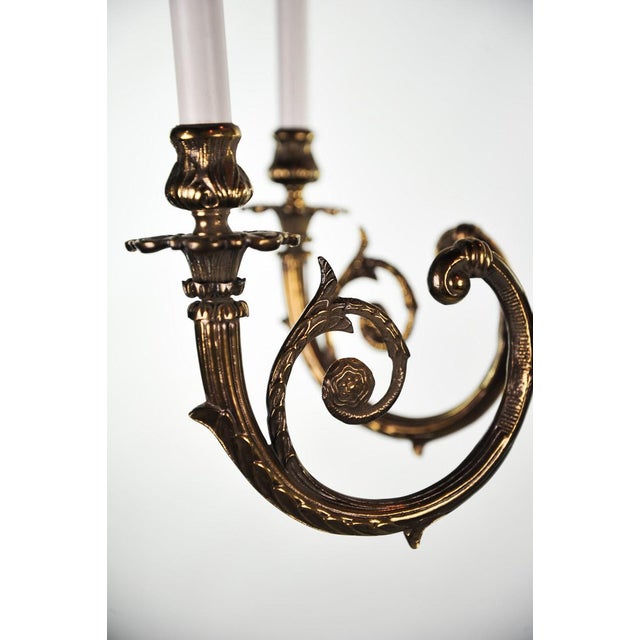 Antique Bronze Chandelier Chairish