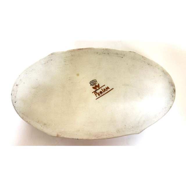 Early 20th Century Limoges Porcelain Romantic Scene Box, Sevres Style, William Guerin & Co., France For Sale - Image 5 of 7